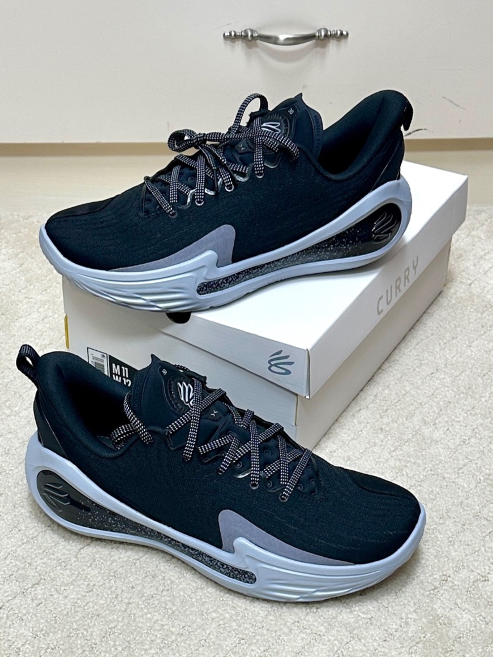 Under Armour NEW Curry 12 Wardell Mode black gray size 11